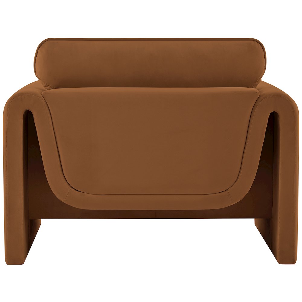 Sloan Saddle Velvet Fabric Chair