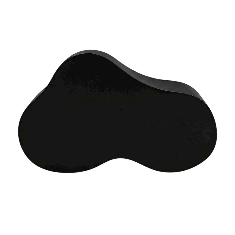 Contemporary Matte Black Coffee Table with Sleek Finish and Sturdy Build