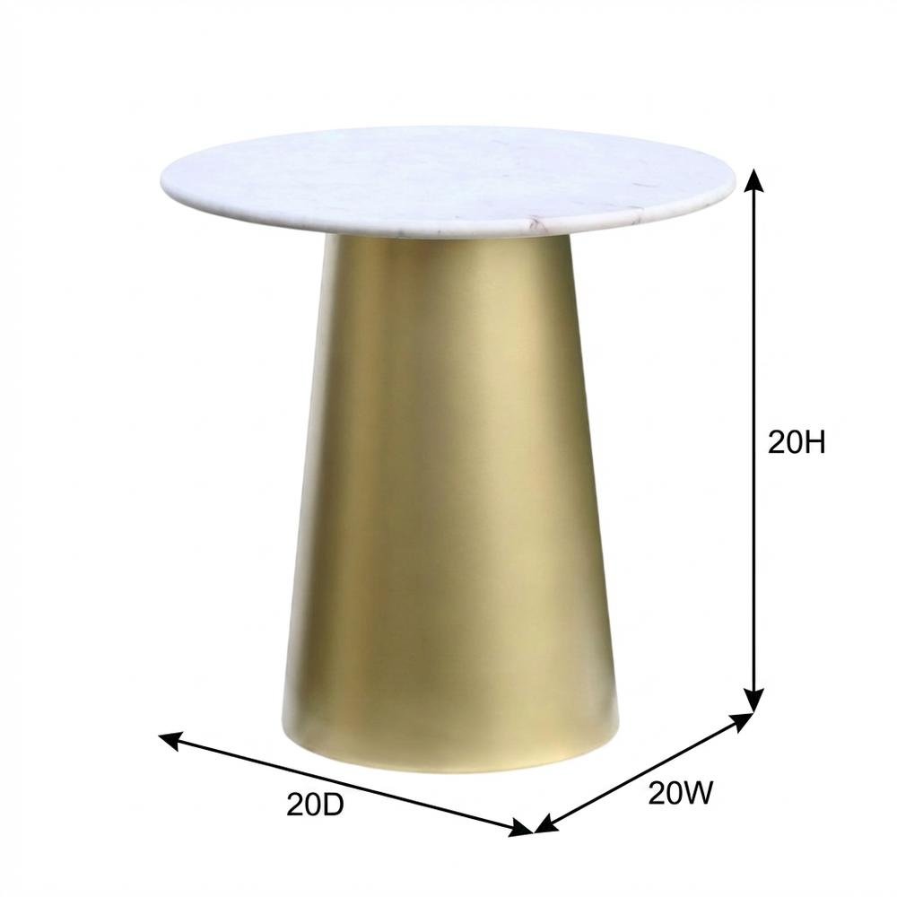Contemporary End Table with Sorrento Collection Finish and Modern Design