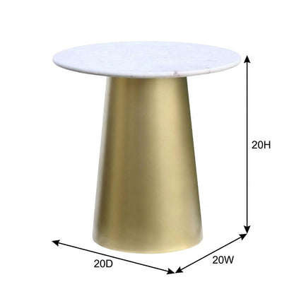 Contemporary End Table with Sorrento Collection Finish and Modern Design