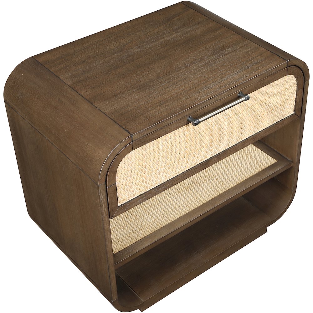Windsor Brown Solid Wood Nightstand