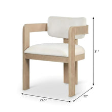 Cream Velvet Dining Chair Set of 2 with Armrests and Art Deco Style