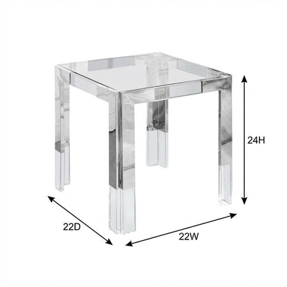 Contemporary End Table with Modern Design for Living Room Use