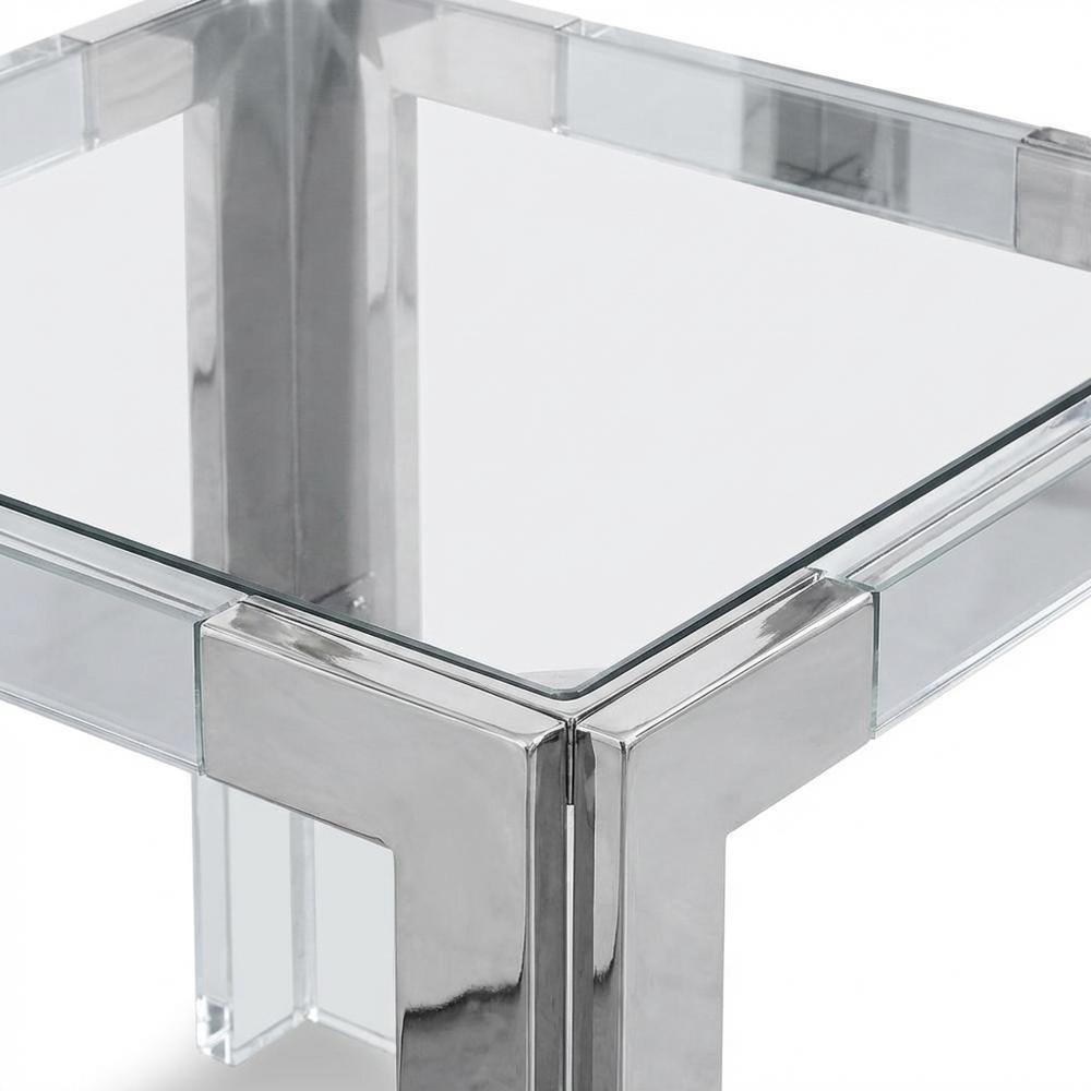 Contemporary End Table with Modern Design for Living Room Use