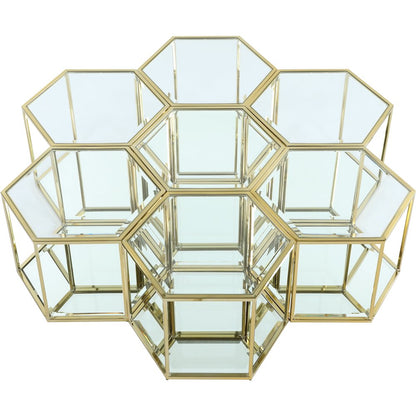 Sei Brushed Gold Coffee Table