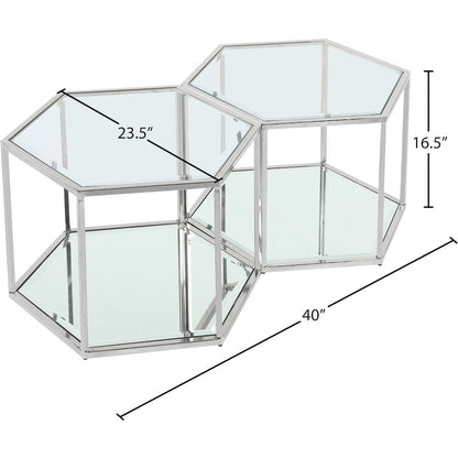 Sei Chrome Coffee Table