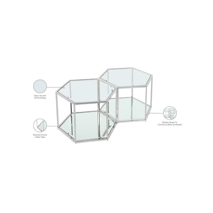 Sei Chrome Coffee Table