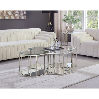 Sei Chrome Coffee Table