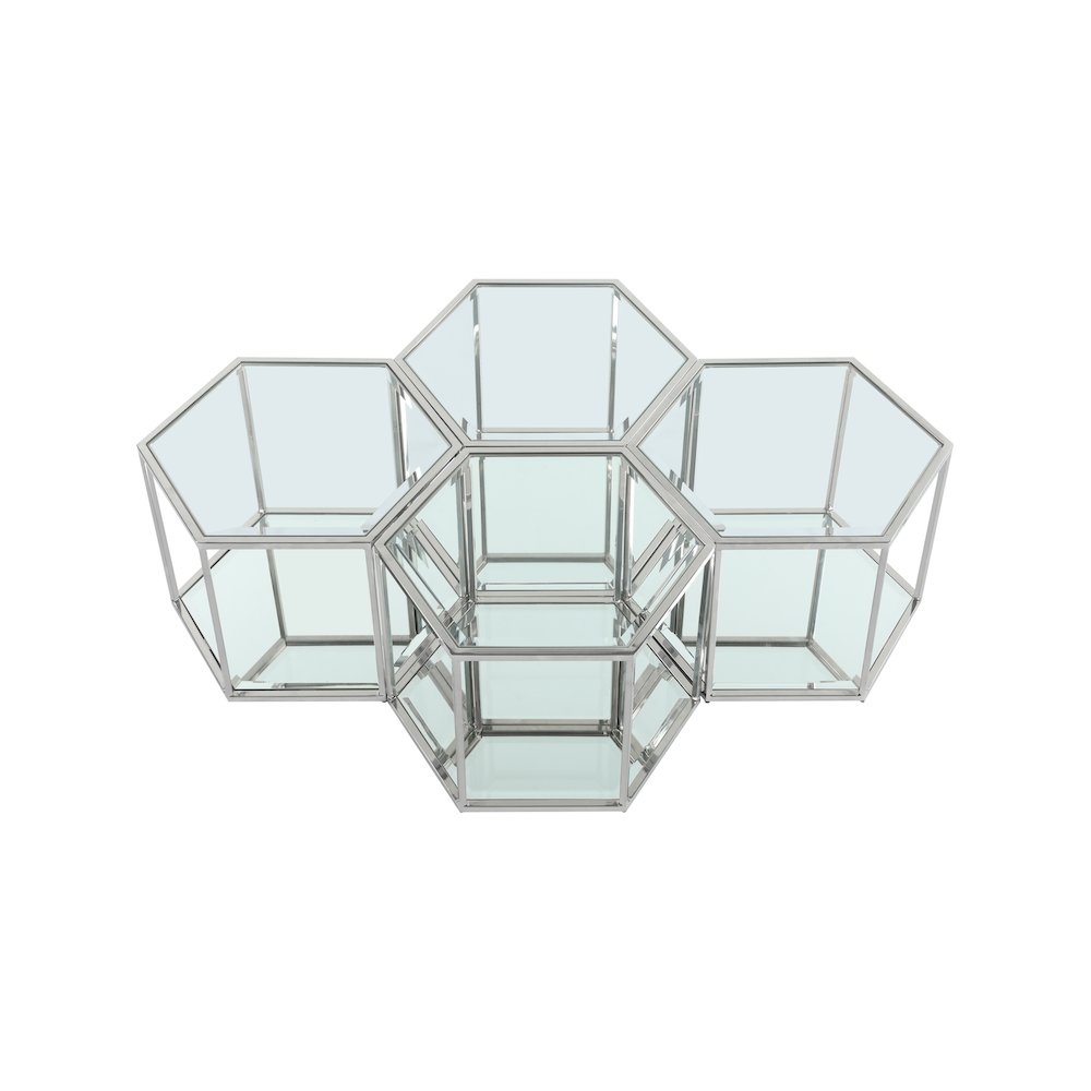 Sei Chrome Coffee Table