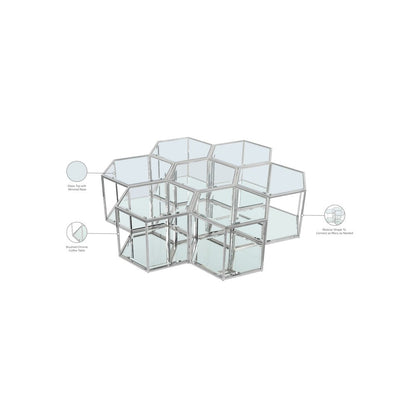 Sei Chrome Coffee Table