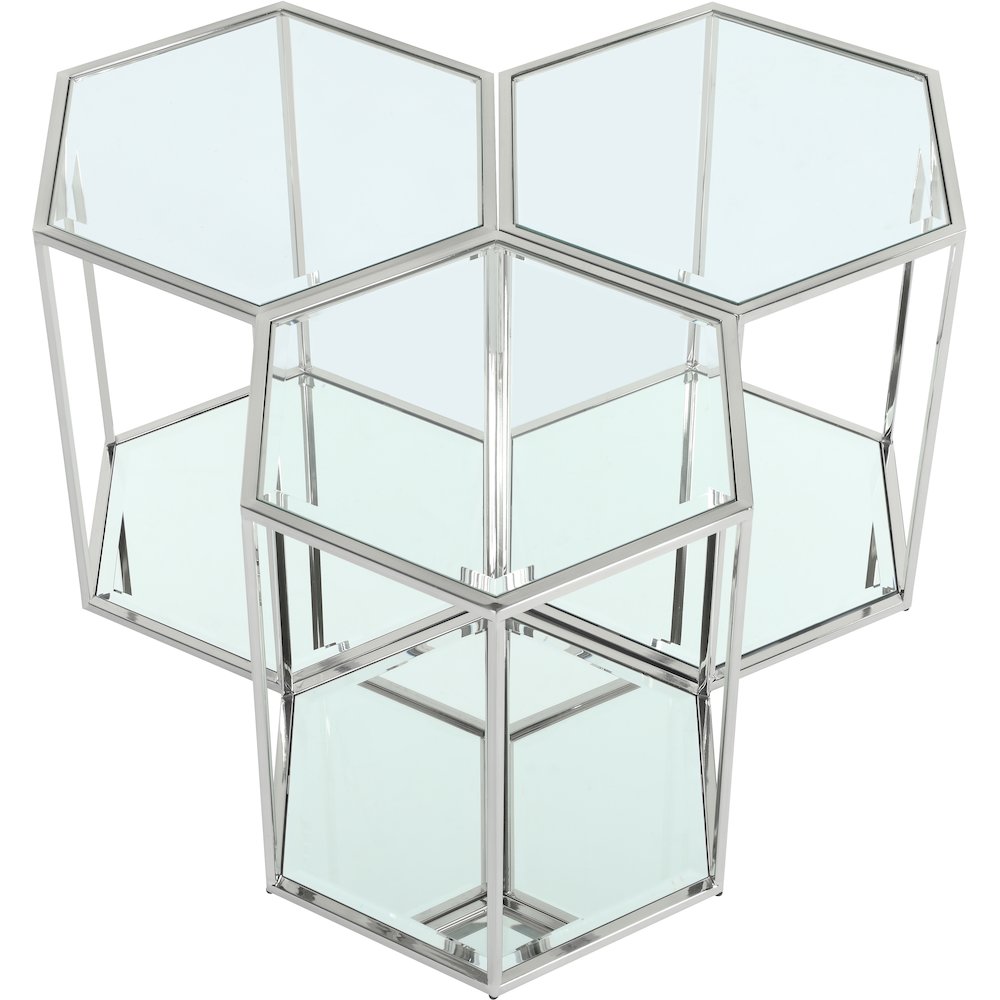Sei Chrome End Table