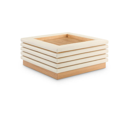 Rory Cream Vegan Leather Coffee Table