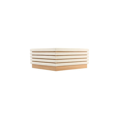 Rory Cream Vegan Leather Coffee Table