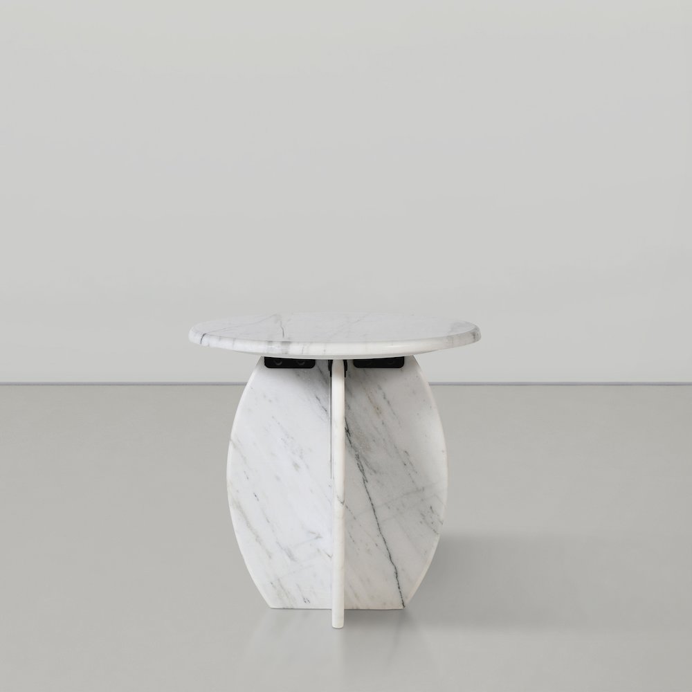 Formentera White End Table