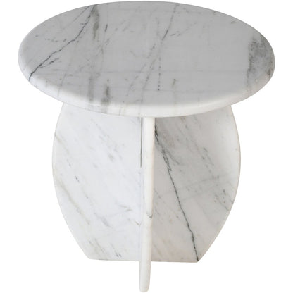 Formentera White End Table