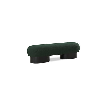 Robertson Green Boucle Fabric Bench