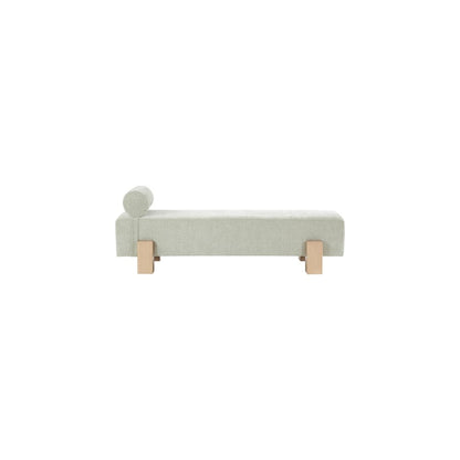 Edison Mint Green Chenille Fabric Bench