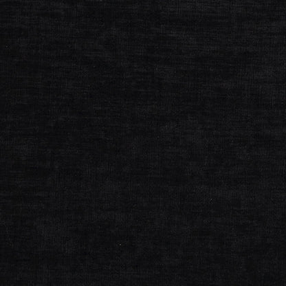 Edison Black Chenille Fabric Bench