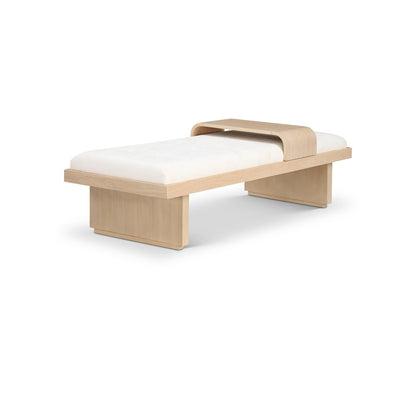Arlington Cream Chenille Fabric Bench