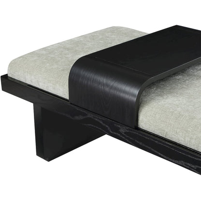 Arlington Mint Green Chenille Fabric Bench