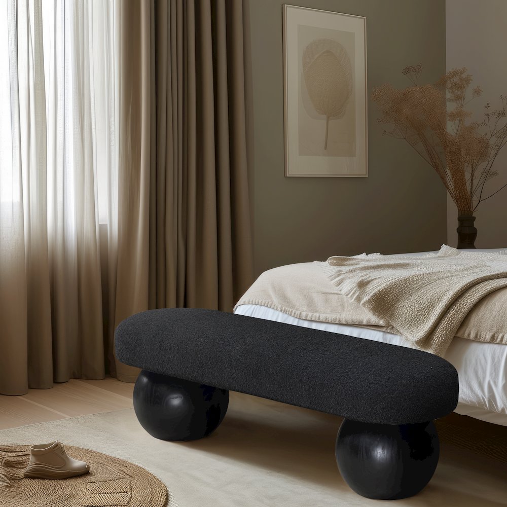 Bowie Black Bench