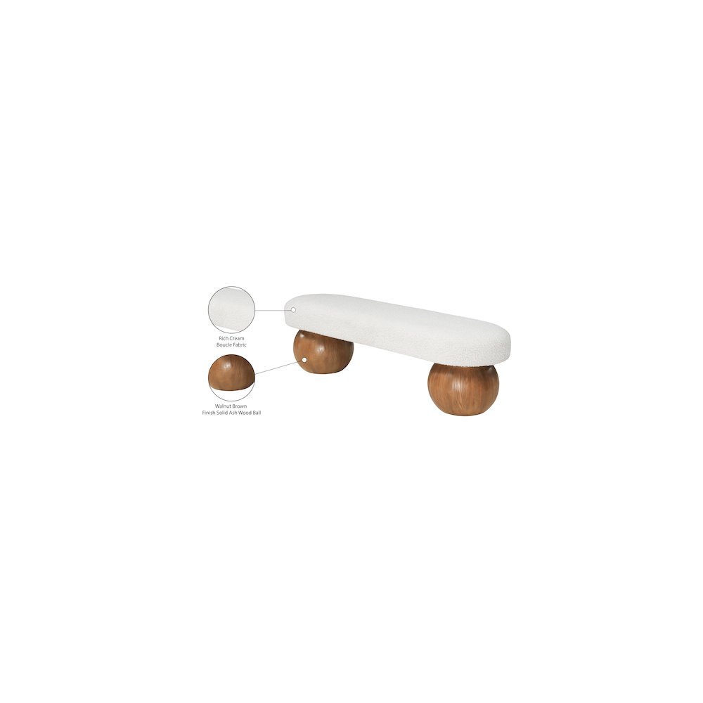 Bowie Cream Bench