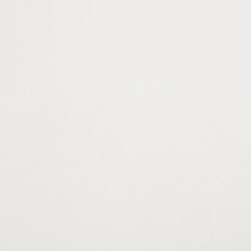 Delphine Cream Vegan Leather Upholstered Bench