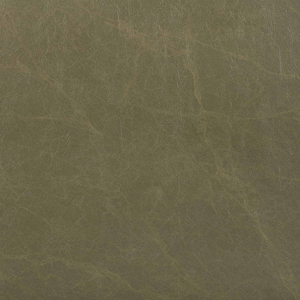 Delphine Olive Vegan Leather Upholstered Bench