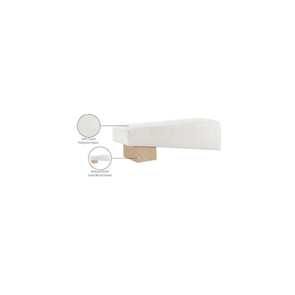 Alora Cream Fabric Bench