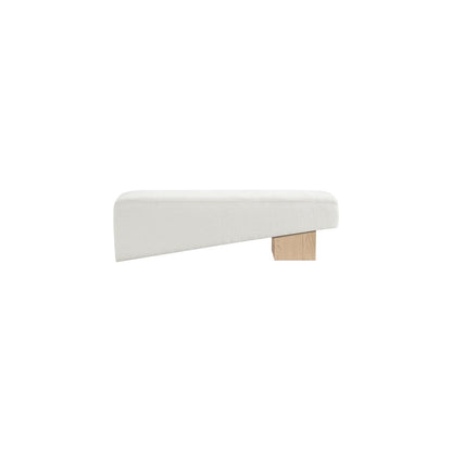 Alora Cream Fabric Bench