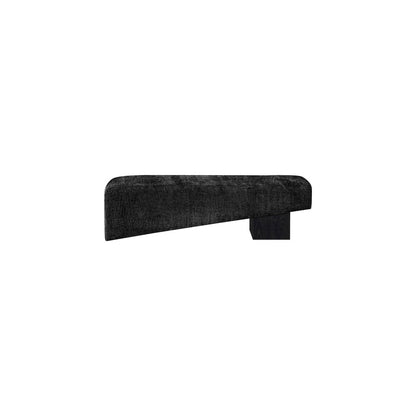 Alora Black Fabric Bench