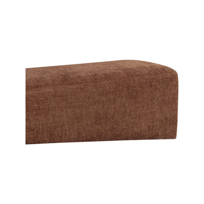 Alora Cognac Fabric Bench
