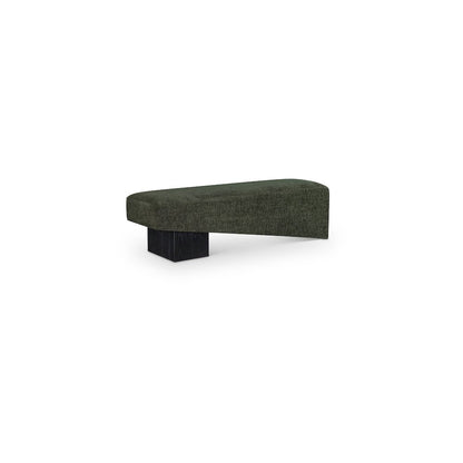Alora Green Fabric Bench