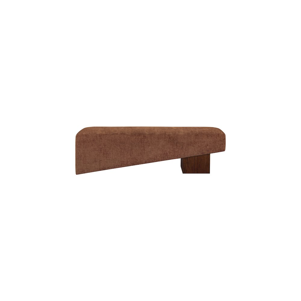 Alora Cognac Fabric Bench
