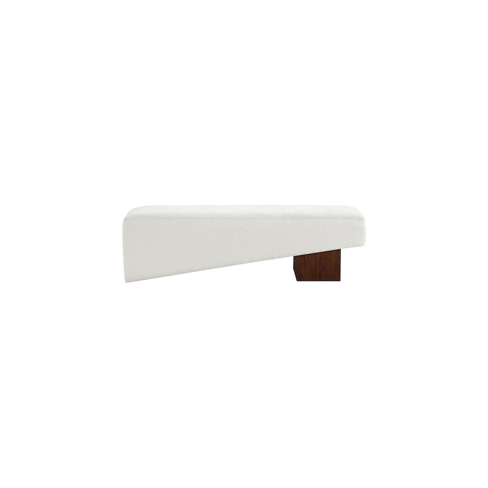 Alora Cream Fabric Bench