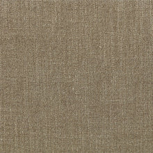Larea Brown Linen Textured Fabric Upholstered Ottoman