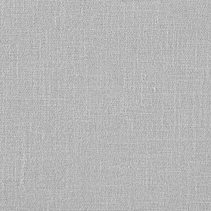 Larea Grey Linen Textured Fabric Upholstered Ottoman