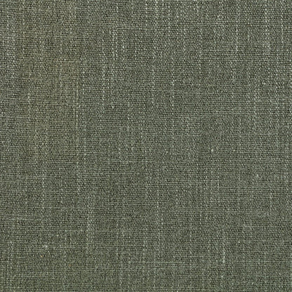Larea Olive Linen Textured Fabric Upholstered Ottoman