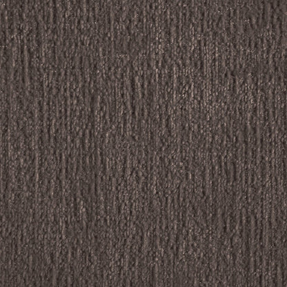 Nimes Brown Velour Fur Fabric Ottoman/Stool