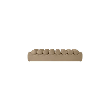 Rumble Tan Vegan Leather Bench