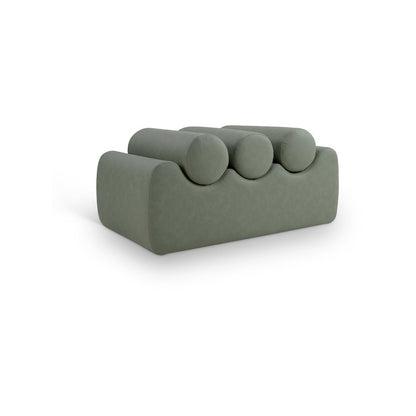 Rumble Green Vegan Leather Bench