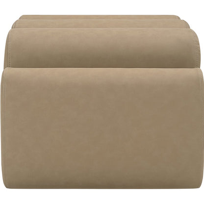 Rumble Tan Vegan Leather Bench