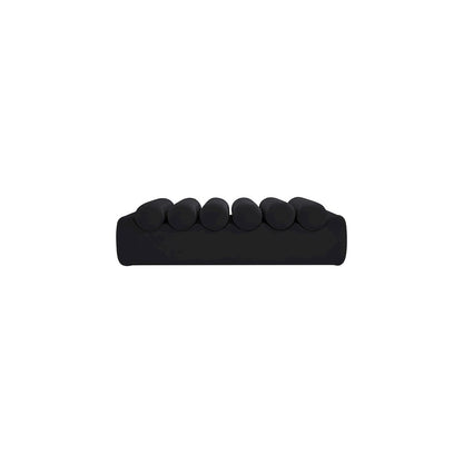 Rumble Black Vegan Leather Bench