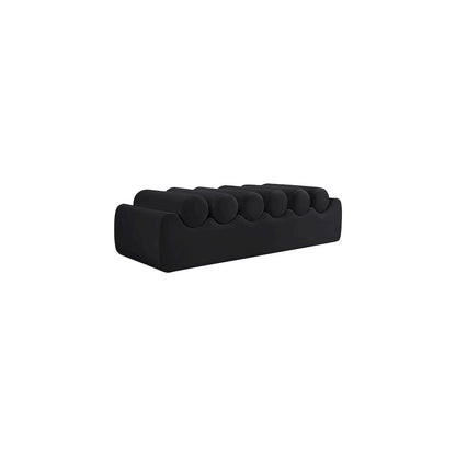 Rumble Black Vegan Leather Bench