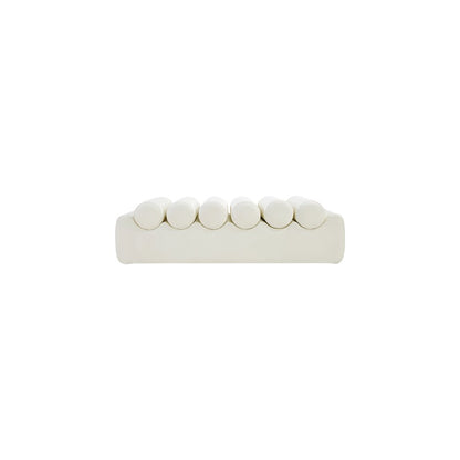 Rumble Cream Vegan Leather Bench