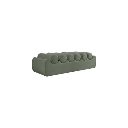 Rumble Green Vegan Leather Bench