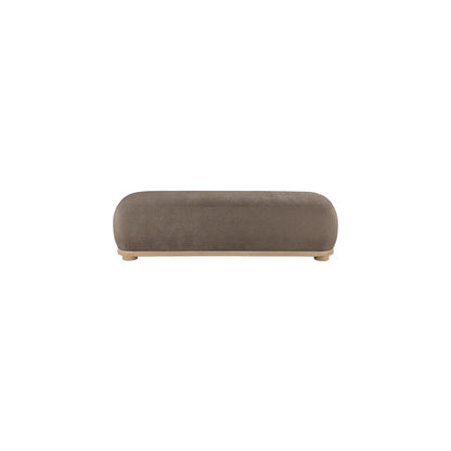 Calum Brown Chenille Fabric Bench
