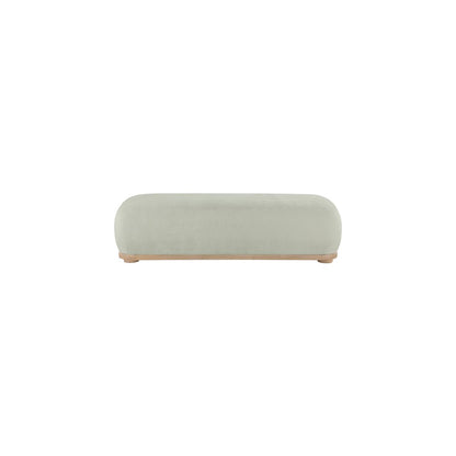 Calum Mint Chenille Fabric Bench