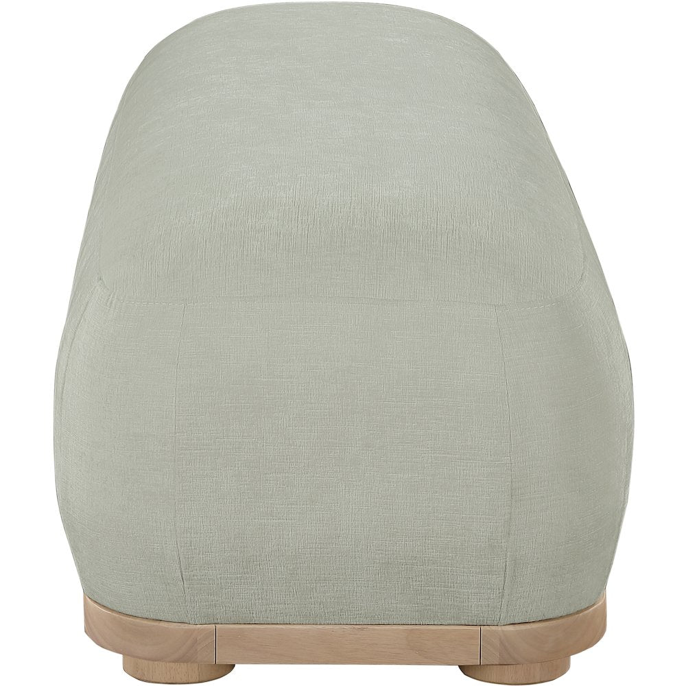 Calum Mint Chenille Fabric Bench