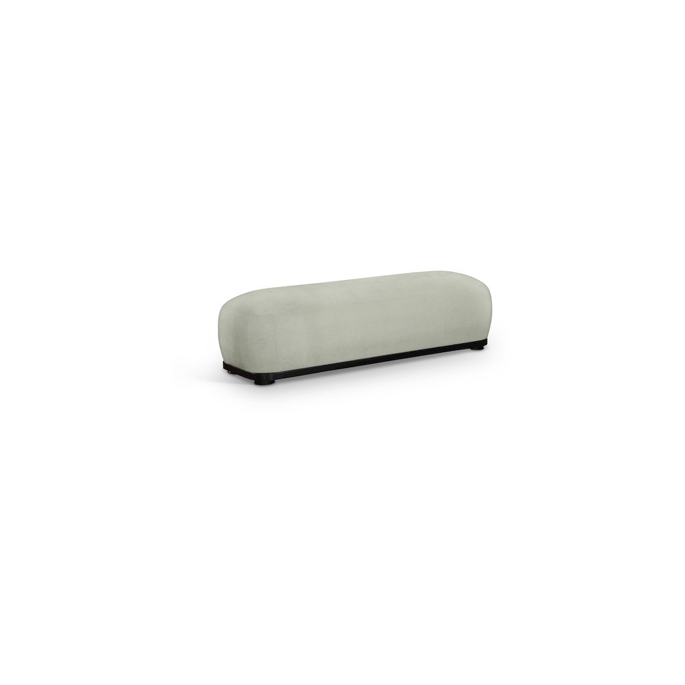 Calum Mint Chenille Fabric Bench